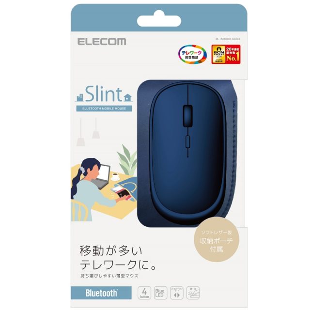 ELECOM（エレコム） M-TM10BB M-TM10BBPN Bluetooth モバイルマウス“Slint（スリント）”