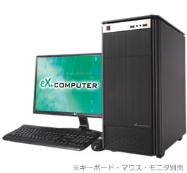 TSUKUMO eX.computer ワークステーションモデル WA9A-G210/WT 空冷 CPU クーラー